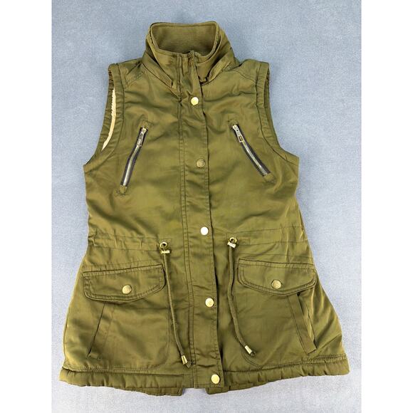 YMI Jackets & Blazers - YMI Collection Vest Fleece Lined Style# V1363 Army Green Women’s M, Good Cond.